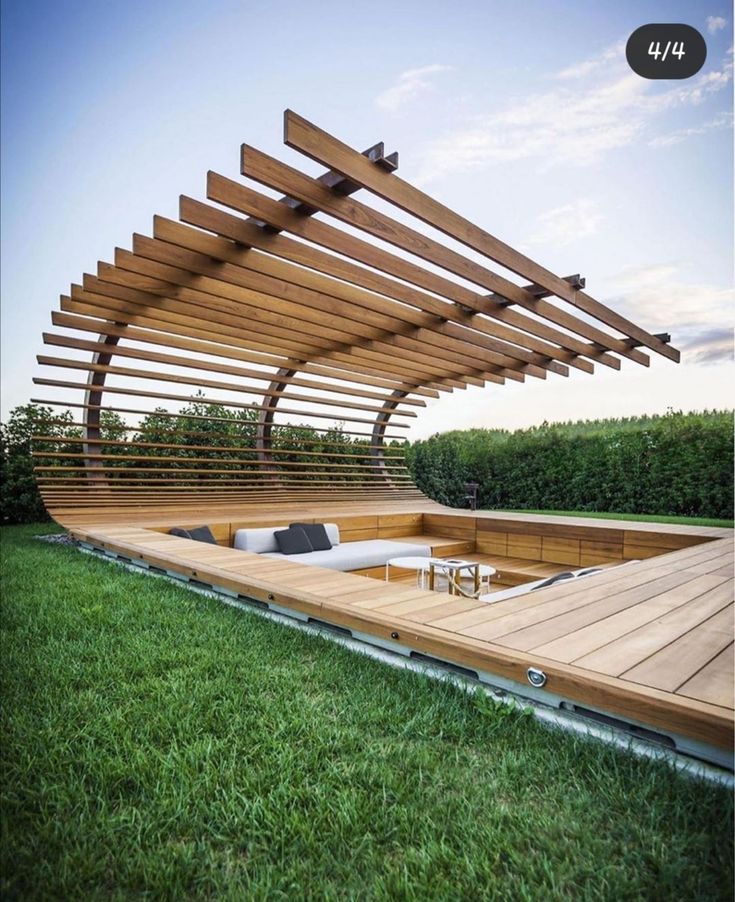 قیمت پرگولا چوبی  پیش ساخته و امکانات آن