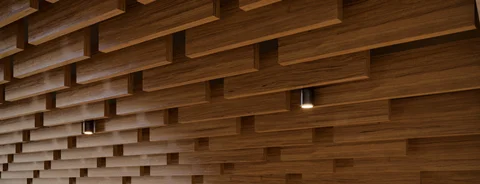 معرفی و بررسی لوورهای چوبیAJV سقف کاذب